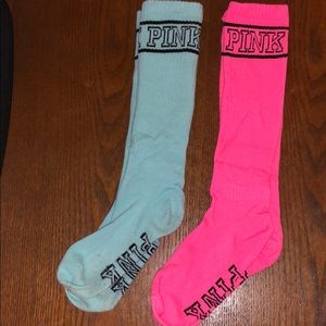 PINK Socks 2-Pair